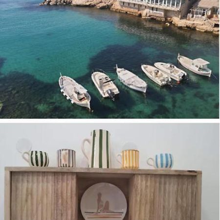 "La Baigneuse" Vallon Des Auffes Marseille Eksteriør bilde