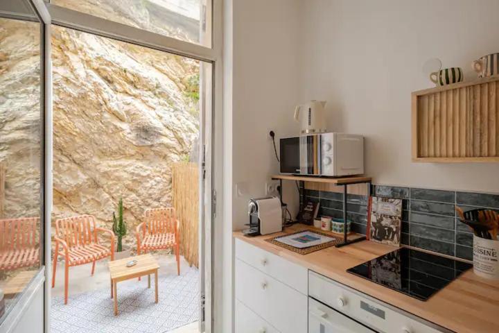 "La Baigneuse" Vallon Des Auffes Marseille Eksteriør bilde